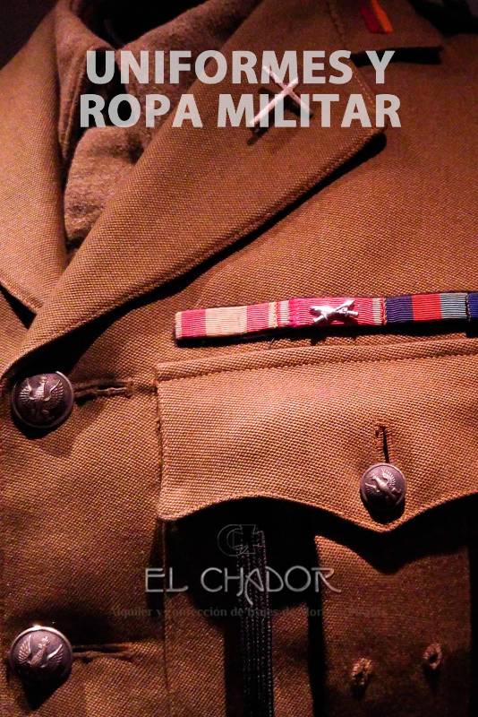 Confección de uniformes y trajes militares