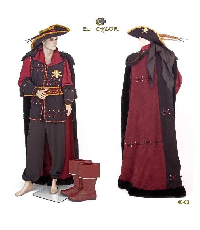 Alquiler trajes piratas